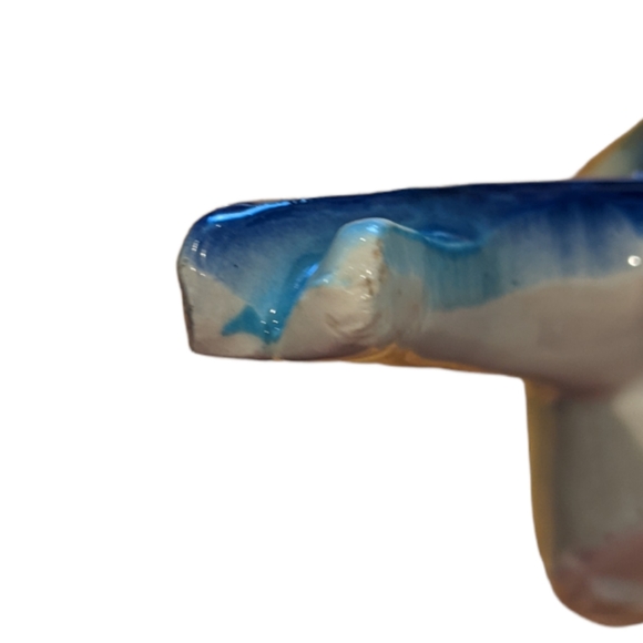 Vintage MCM ceramic parrots wall hanger- hard to find - Picture 3 of 9